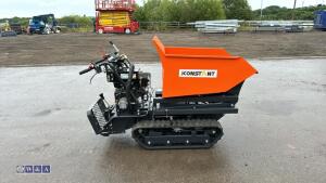 2026 KONSTANT 500kg petrol rubber tracked high tip mini dumper (unused, unassembled) - 10