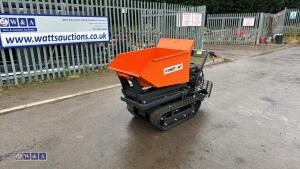 2026 KONSTANT 500kg petrol rubber tracked high tip mini dumper (unused, unassembled)