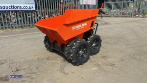 2026 SINOLINK 500kg petrol mini dumper (unused, unassembled)
