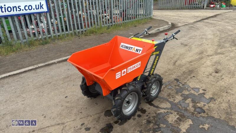 2026 KONSTANT 250kg Loncin petrol mini dumper (unused, unassembled)