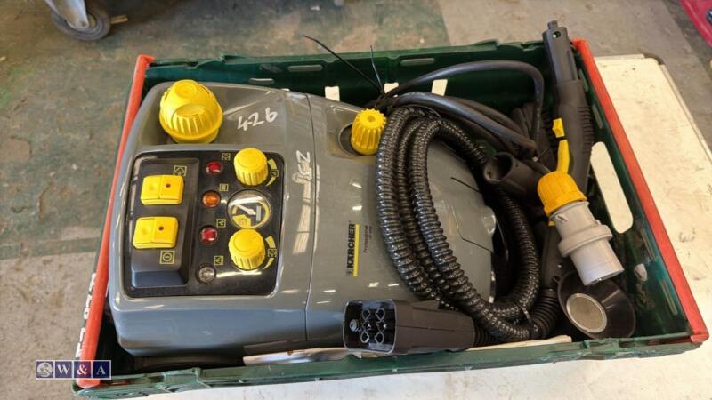 KARCHER DE400Z steam cleaner c/w tools