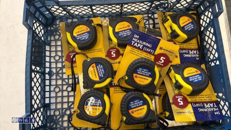 Box of tape measures