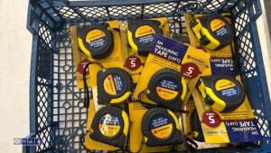 Box of tape measures