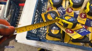Box of tape measures - 3