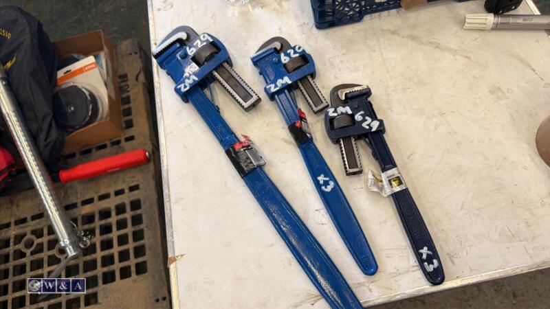 3 x adjustable spanners