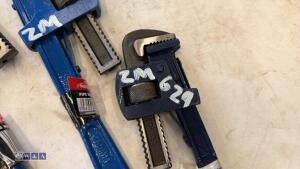 3 x adjustable spanners - 2