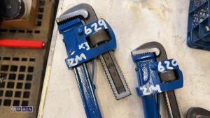 3 x adjustable spanners - 3