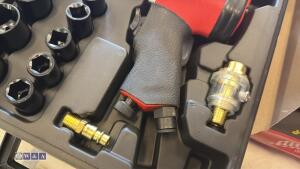 NEILSON 17pc pneumatic impact wrench c/w case - 5