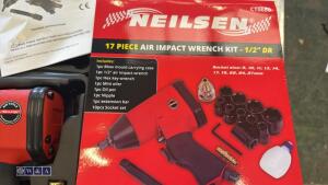 NEILSON 17pc pneumatic impact wrench c/w case - 6