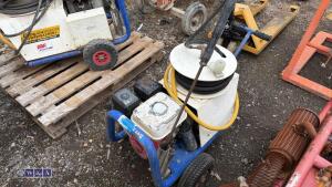 BRENDON petrol jet wash c/w suction hose, hose & lance