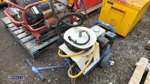 BRENDON petrol jet wash c/w suction hose, hose & lance - 4