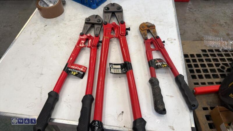 3 x bolt cutters