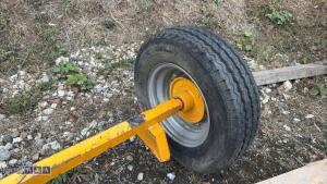 Trailer axle c/w wheels - 3