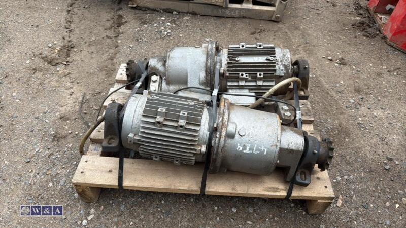 Pair of MOT brake tester motors