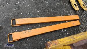 Forklift tine extensions - 3