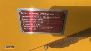 2024 CK1200 rubber tracked high tip swivel dumper (s/n CK120024072029) (unused) - 18