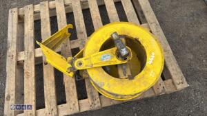 High pressure hose reel & bracket