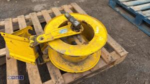 High pressure hose reel & bracket - 3