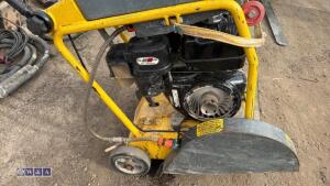 WACKER NEUSON petrol road saw c/w dust suppression bottle - 4