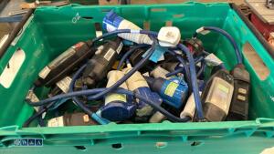 Tray of 240v RCD trip plugs - 4