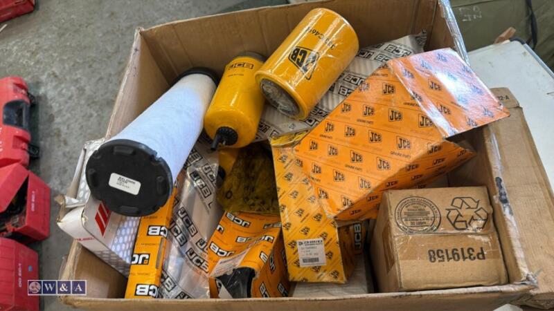 Box of JCB filters