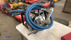 110v fuel transfer pump c/w hose