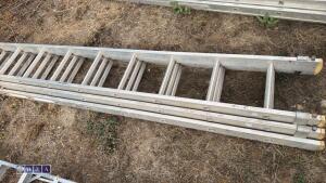 Aluminium triple extendable ladder - 2
