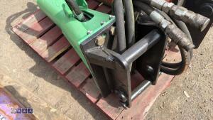 Hydraulic machine breaker c/w lines (45mm pins) - 2