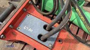 Hydraulic machine breaker c/w lines (50mm pins) - 3
