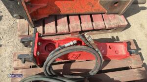 Hydraulic machine breaker c/w lines (30mm pins) - 2