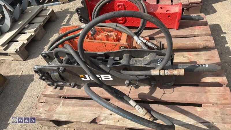 Hydraulic machine breaker c/w lines (25mm pins)