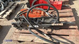 Hydraulic machine breaker c/w lines (25mm pins)