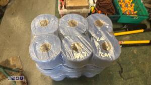 4 x 6 rolls of 2 ply blue roll - 2