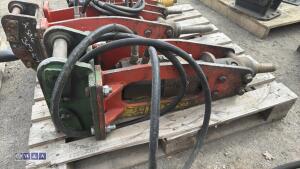 Hydraulic machine breaker c/w lines (45mm pins)