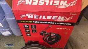 NEILSON 50ft retractable air hose ree; - 3