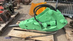 Hydraulic machine breaker c/w lines (45mm pins)