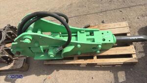 Hydraulic machine breaker c/w lines (45mm pins) - 6
