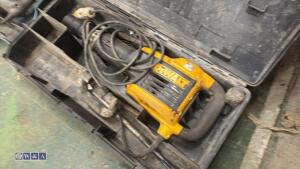 DEWALT 110v SDS breaker c/w case - 5