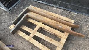 Pair of forklift tines - 4