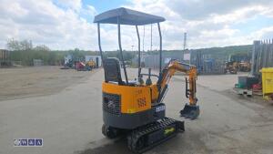 2026 CAPTOK 13D rubber tracked excavator (s/n 260439) with bucket, blade, piped & thumb (unused) - 5