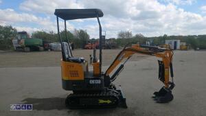 2026 CAPTOK 13D rubber tracked excavator (s/n 260439) with bucket, blade, piped & thumb (unused) - 6