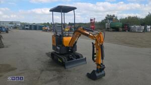 2026 CAPTOK 13D rubber tracked excavator (s/n 260439) with bucket, blade, piped & thumb (unused) - 7