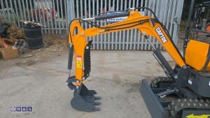 2026 CAPTOK 13D rubber tracked excavator (s/n 260439) with bucket, blade, piped & thumb (unused) - 18