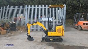2026 JPC CT13 rubber tracked excavator (s/n 202512204) with bucket, blade & piped (unused) - 2