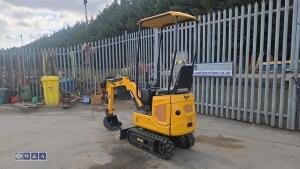 2026 JPC CT13 rubber tracked excavator (s/n 202512204) with bucket, blade & piped (unused) - 3