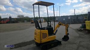 2026 JPC CT13 rubber tracked excavator (s/n 202512204) with bucket, blade & piped (unused) - 6