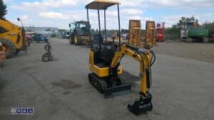 2026 JPC CT13 rubber tracked excavator (s/n 202512204) with bucket, blade & piped (unused) - 7