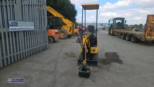 2026 JPC CT13 rubber tracked excavator (s/n 202512204) with bucket, blade & piped (unused) - 8