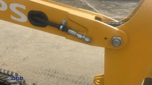 2026 NUOMAN E12 rubber tracked excavator (s/n 17260173) with bucket, blade & piped (unused) - 10
