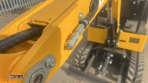 2026 NUOMAN E12 rubber tracked excavator (s/n 17260173) with bucket, blade & piped (unused) - 11